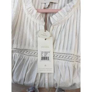 NWT Cleobella White Bridget Blouse Sz XL